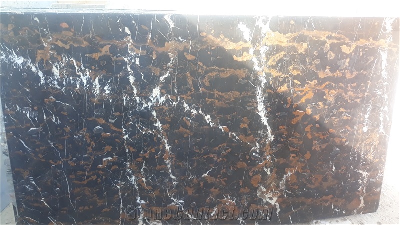 King Gold Portoro Marble Slabs