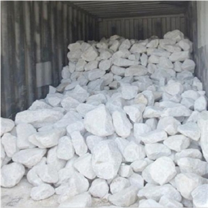 White Limestone Boulders