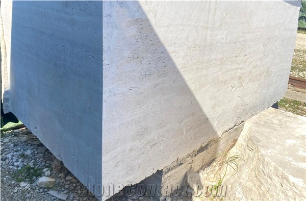 Bianco Travertine Blocks