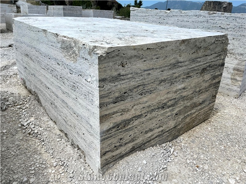 Ocean Black Travertine Blocks