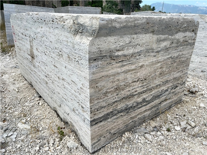 Ocean Black Travertine Blocks