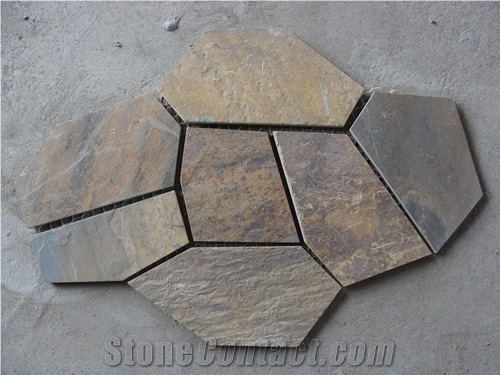 CRAZY PATTERNS FLOORING Flagstone Paver, Walkway