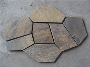 CRAZY PATTERNS FLOORING Flagstone Paver, Walkway