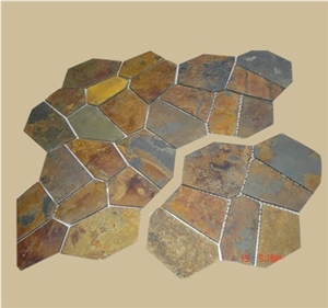 CRAZY PATTERNS FLOORING Flagstone Paver, Walkway