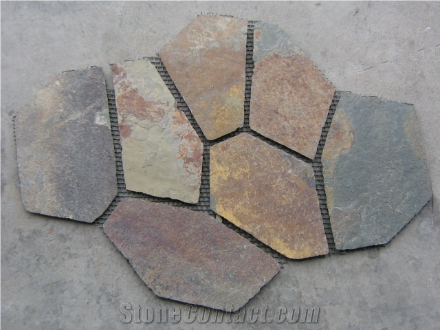 CRAZY PATTERNS FLOORING Flagstone Paver, Walkway