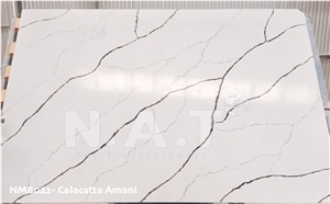 Viet Nam Artificial Calacatta White Marble