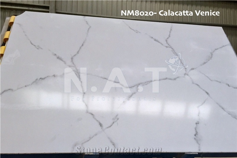 Viet Nam Artificial Calacatta White Marble