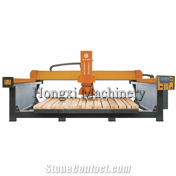 CNC 5 Axis Countertop Bridge Saw Waterjet Slabs Bridge Saw Machine