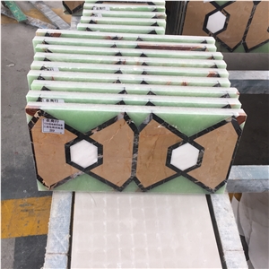 Green Onyx Laminate Stone Panels Wall Flooring Tiles