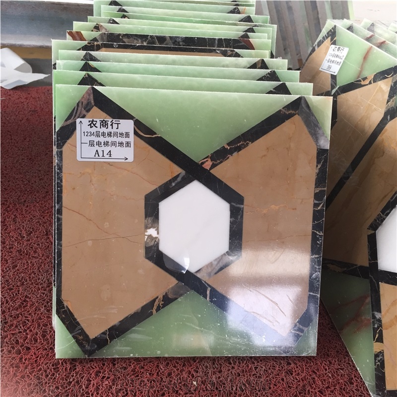 Green Onyx Laminate Stone Panels Wall Flooring Tiles
