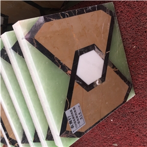 Green Onyx Laminate Stone Panels Wall Flooring Tiles