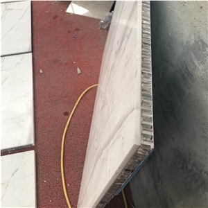 Volakas White Composite Honeycomb Backed Panels