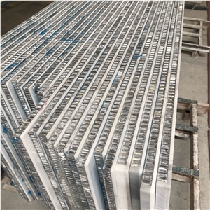 Volakas White Composite Honeycomb Backed Panels