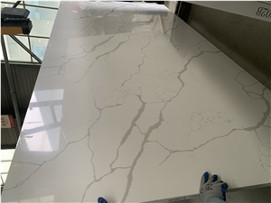 Calacatta Laza White Quartz Slabs