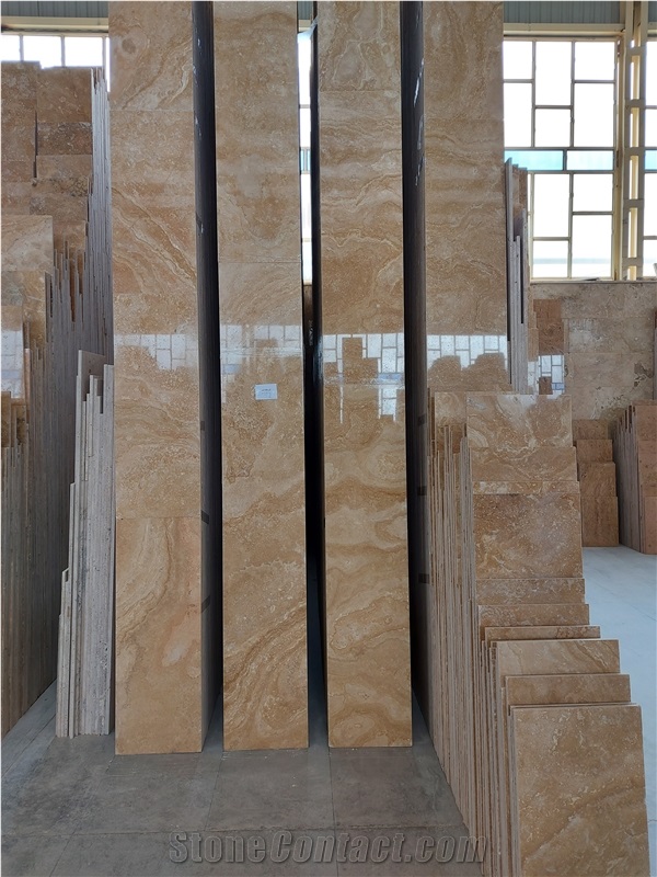 Chocolate Travertine Tiles Ready To Load