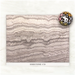 Silver Travertine Kashan 6414