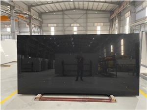 Black Marquina Quartz Slab 30Mm Thickness