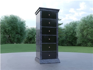 10-12 Grey G603 Granite Columbarium Niches Crypts