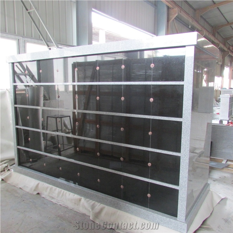 24 Niche Granite Columbarium Mini Columbarium Black