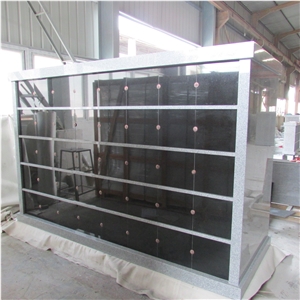 Factory China Newburry Grey Granite Monuments  Columbarium