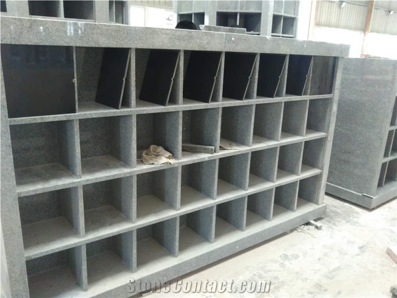 Factory China Newburry Grey Granite Monuments  Columbarium