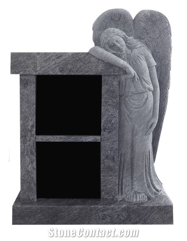 G603 Granite Personal 2 Private Family Columbarium Post Unit