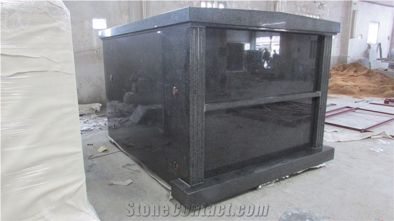 G603 Granite Personal 2 Private Family Columbarium Post Unit