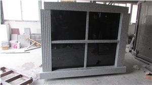 G603 Granite Personal 2 Private Family Columbarium Post Unit