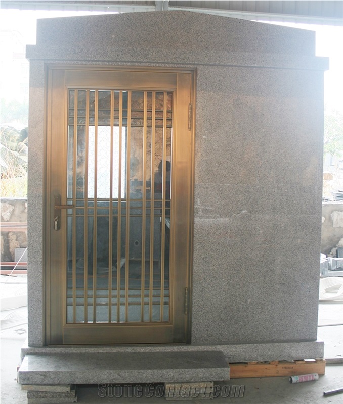 G603 Granite Personal 2 Private Family Columbarium Post Unit