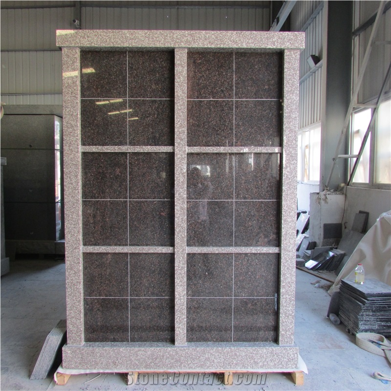 G603 Granite Personal 2 Private Family Columbarium Post Unit