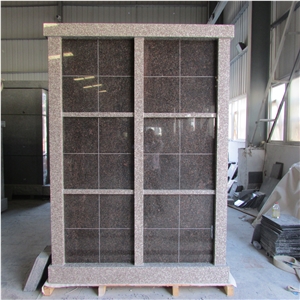 G603 Granite Personal 2 Private Family Columbarium Post Unit