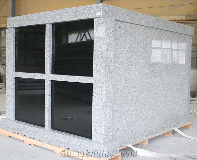 G603 Granite Personal 2 Private Family Columbarium Post Unit