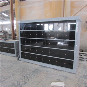 Round China Gray Granite G603 20 Niche Columbarium Cremation