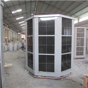 Round China Gray Granite G603 20 Niche Columbarium Cremation