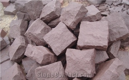 China Purple Dimension Sandstone Tiles & Slabs