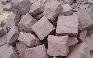 China Purple Dimension Sandstone Tiles & Slabs