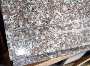 G664 Bainbrook Brown Luna Pearl Granite Stairs & Steps