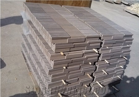 Hot Purple Wood Sandstone Stackstone Wall Cladding Tiles