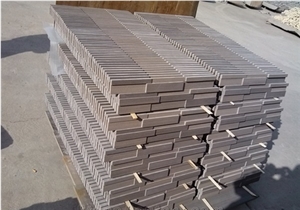 Hot Purple Wood Sandstone Stackstone Wall Cladding Tiles