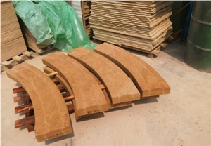 Sandstone Border Lines, Wooden Sandstone Borders