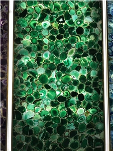 Semiprecious Stone Floor Tile Backlit Gemstone Floor Panel