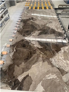 Brown Marble Slab Breccia Van Gogh Brown Pattern Slabs