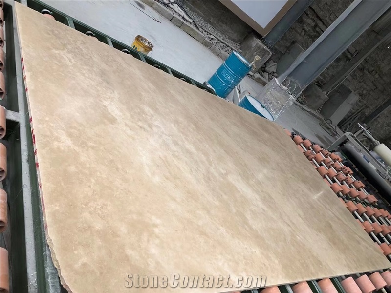 Crossing Cut Travertine Slab Romano Travertino Floor Slab