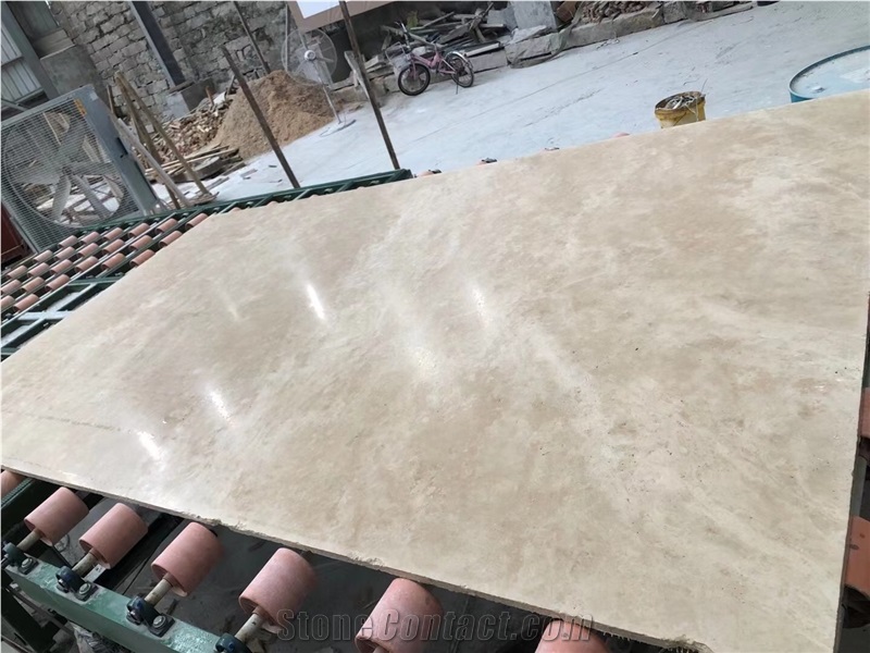 Crossing Cut Travertine Slab Romano Travertino Floor Slab