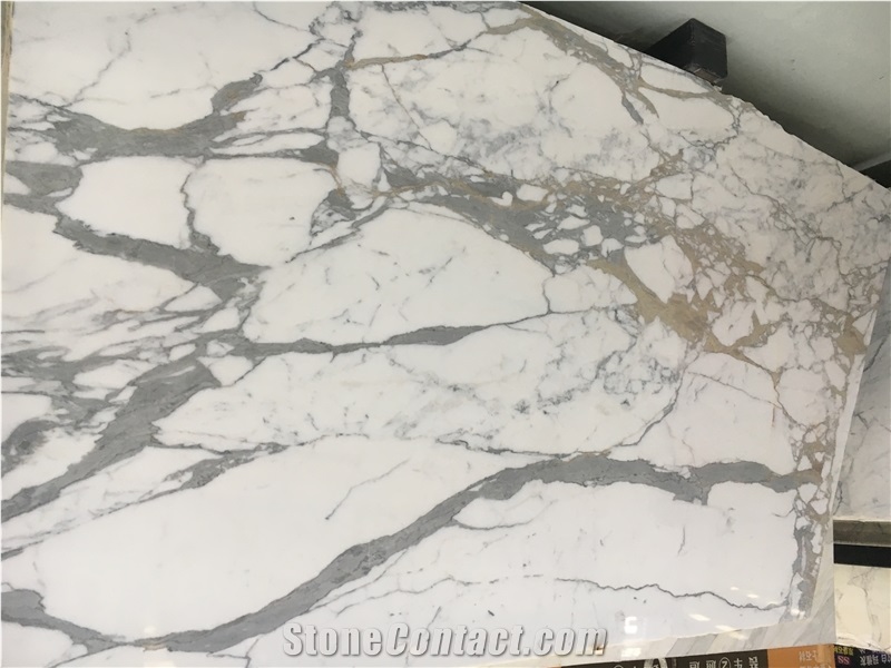 Marble Slab Pattern Calacatta Gold Borghini Gold Walll Tile