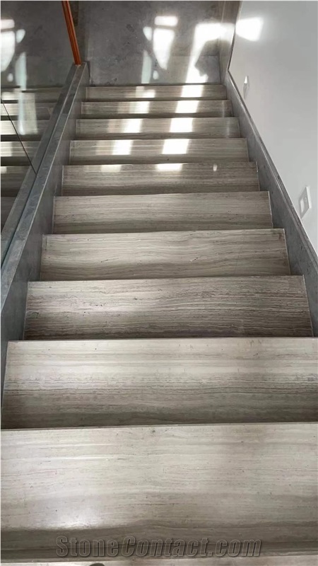 Marble Spiral Staircase Stone Panda Stair Treads Bookmatch