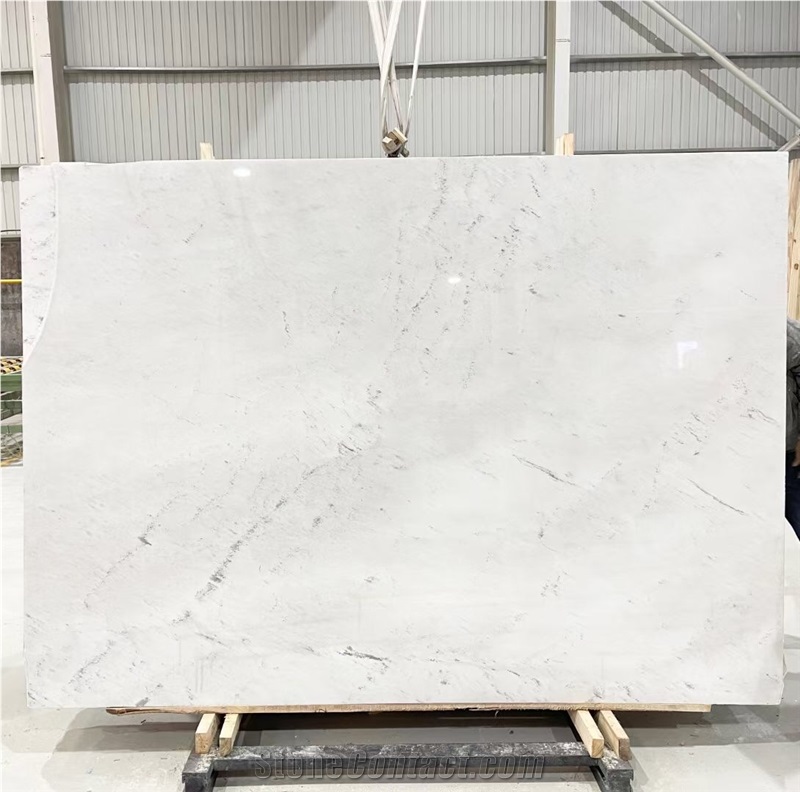 Stone Dolomite Slab Sivec White Marble Bathroom Floor Tile