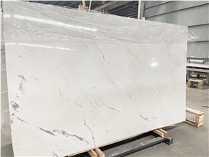 Stone Dolomite Slab Sivec White Marble Bathroom Floor Tile