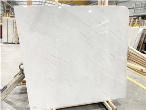 Stone Dolomite Slab Sivec White Marble Bathroom Floor Tile