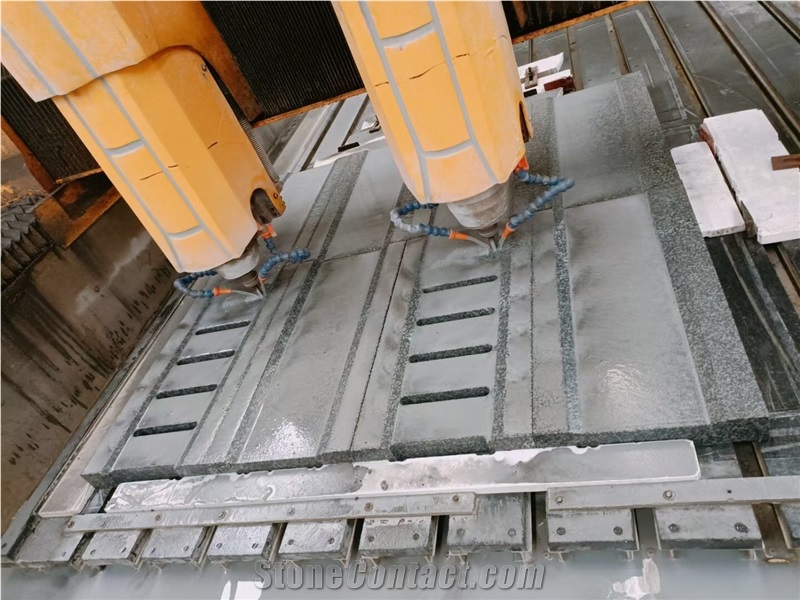 Stone Groove Panels Drainage CNC Granite Drain Pavements